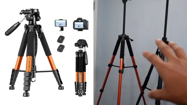 'Video thumbnail for VICTIV 74” Heavy Duty Aluminum Tripod Review'