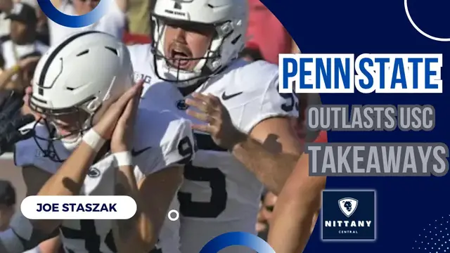 'Video thumbnail for Penn State Football Takeaways From Thrilling OT Win Over USC'